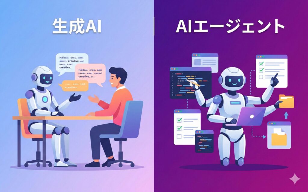 生成AI vs AIエージェント